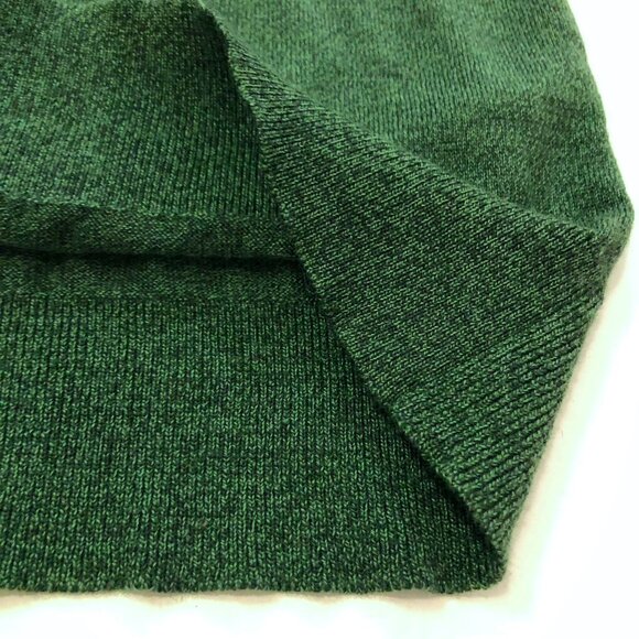 Banana Republic by Baruffa Sweater 100% Merino Italian Wool V-Neck Green Mens S - Picture 5 of 9